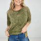 Acid Wash Boyfriend Top
