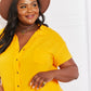 Summer Breeze Gauze Short Sleeve Shirt in Mustard