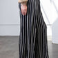 Rae Mode Striped Hi Waist Wide Leg Long Pants