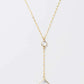 Melania Clara Crystal Y Necklace