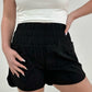 Windbreaker Smocked Running Shorts