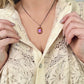 Melania Clara Rainbow Gunmetal Necklace