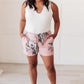 Floral Wild Side Lounge Bottoms In Mauve
