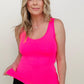 Scoop Neck Seamless Tank Top - Multiple colors
