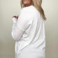 Front Seam Light Knit Sweater