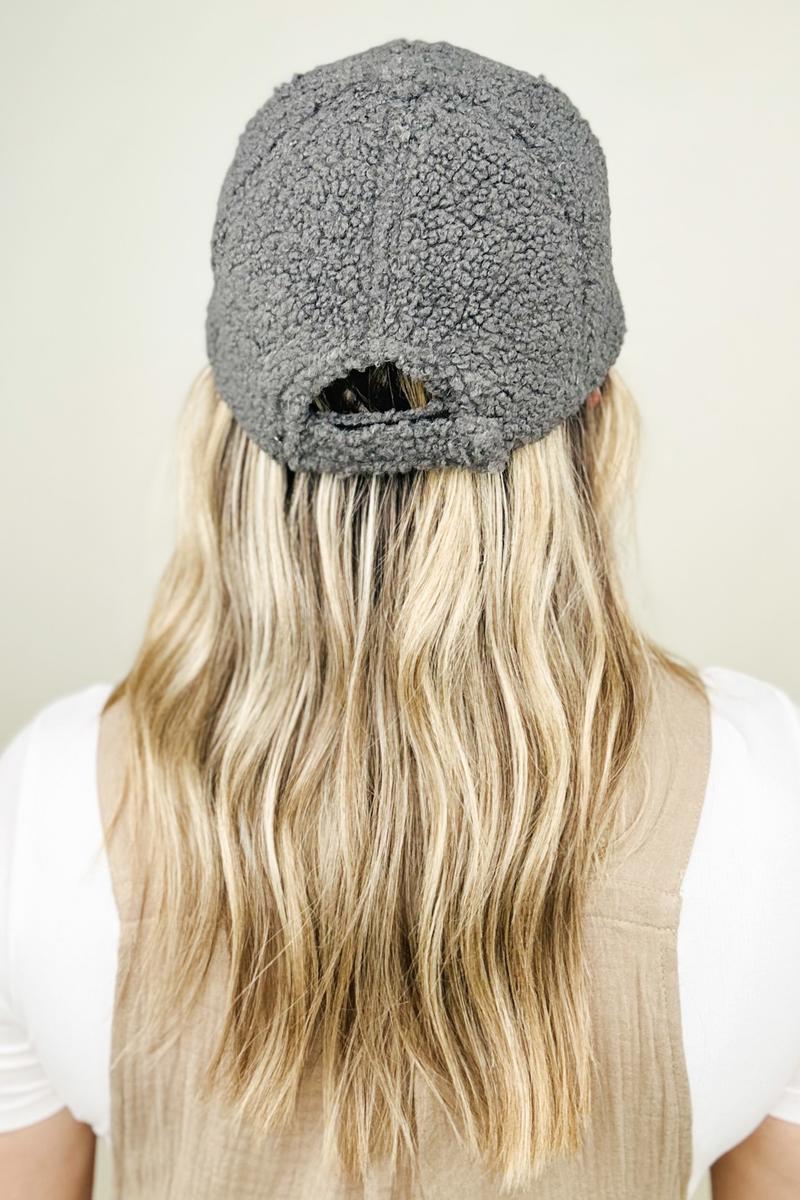Teddy Fleece Baseball Cap - Multiple colors