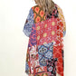 Boho Floral Patchwork Kimono