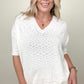 Wide Neck Oversized Loose Knit Top - Multiple Colors