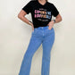 Zenana Acid Wash High Waist Frayed Hem Cropped Jeans - Multiple Colors