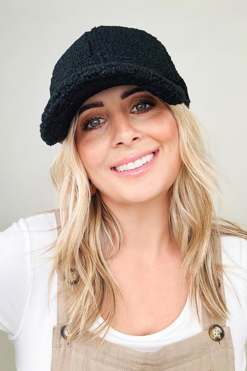 Teddy Fleece Baseball Cap - Multiple colors