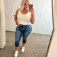 Judy Blue Basic Mid Rise Capris
