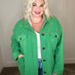 Meet Me Halfway Shacket in Green
