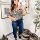 Felicity Animal Print Blouse