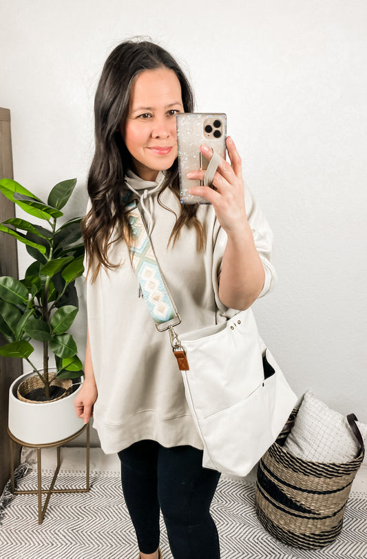 Bucket cross body bag