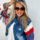 PREORDER: All American Fringe Denim Jacket (Ships Mid Oct.)