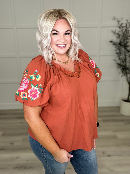 Luisa Embroidered Blouse