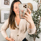 Crop It Like It's Hot Button Front Sweater