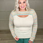 Evidently Extra Peekaboo Cut Out Top