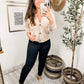 Crop It Like It's Hot Button Front Sweater