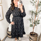Larissa Long Sleeve Ruffle Hem Dress