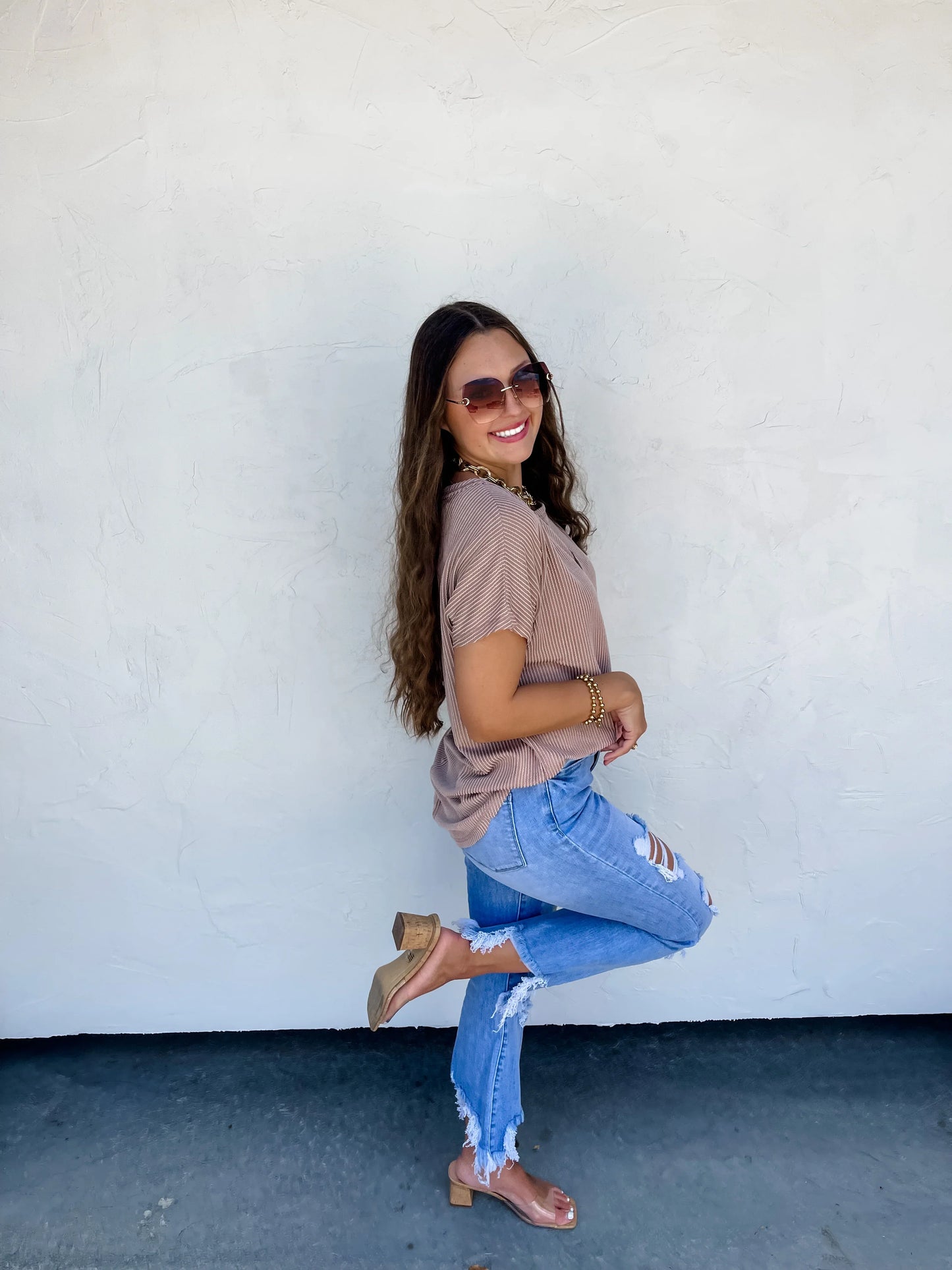 PREORDER: Sophia Ribbed Top in Four Colors