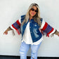 PREORDER: All American Fringe Denim Jacket (Ships Mid Oct.)