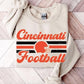 Retro Print Football Shirt/Sweatshirt