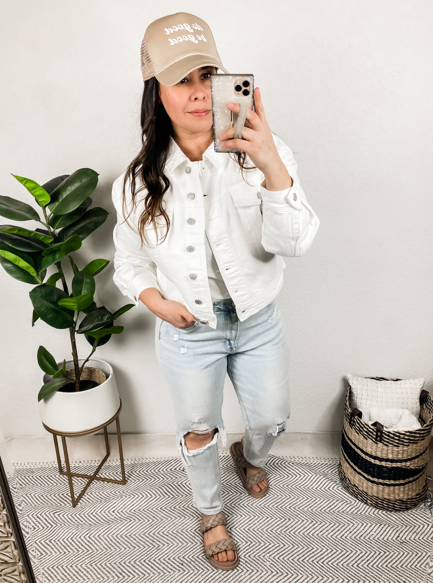 Brighter Days Boyfriend Fit Denim Jacket