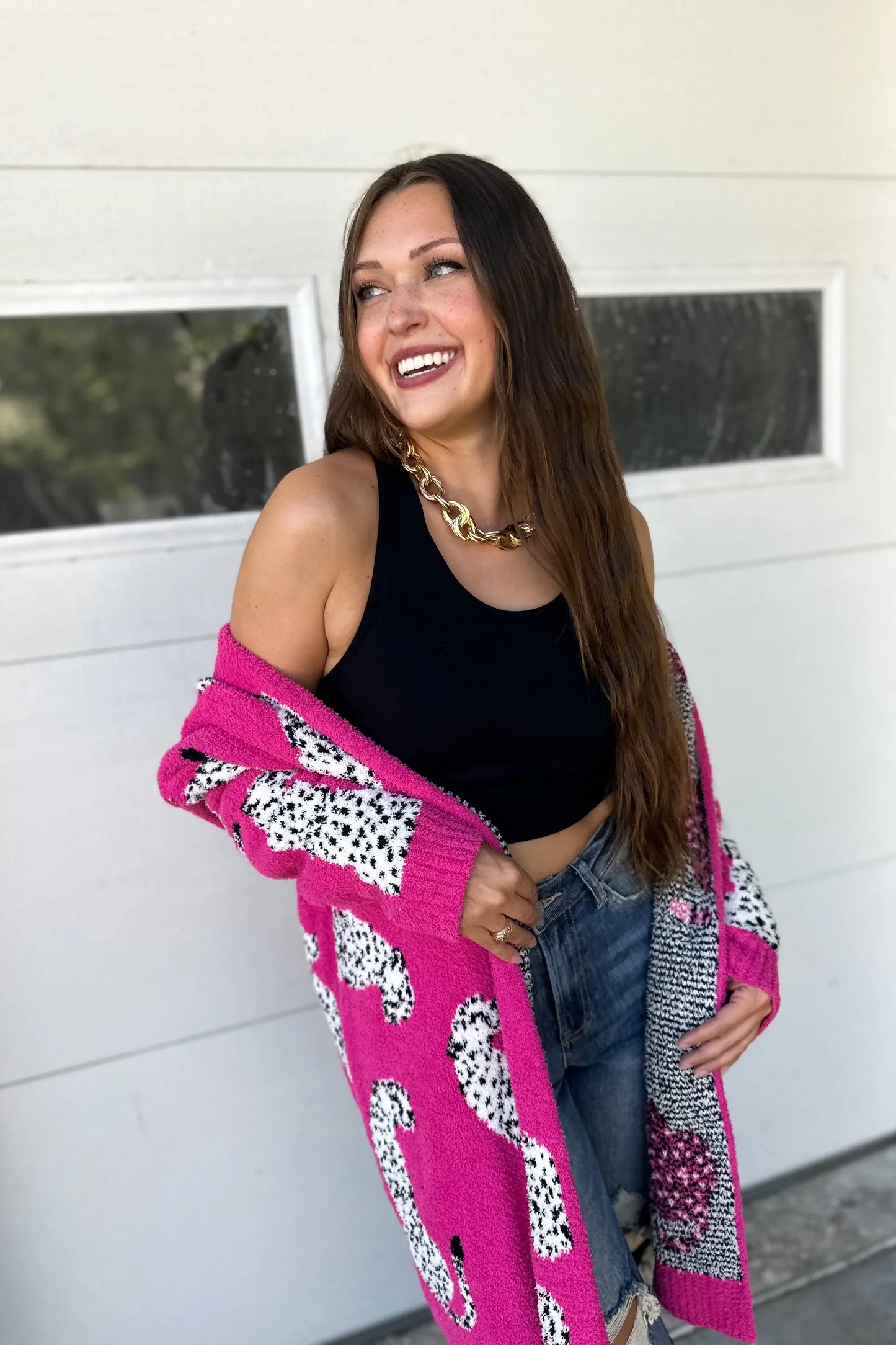 PREORDER: Wild About It Leopard Cardigan In Two Colors (Ships Mid September)
