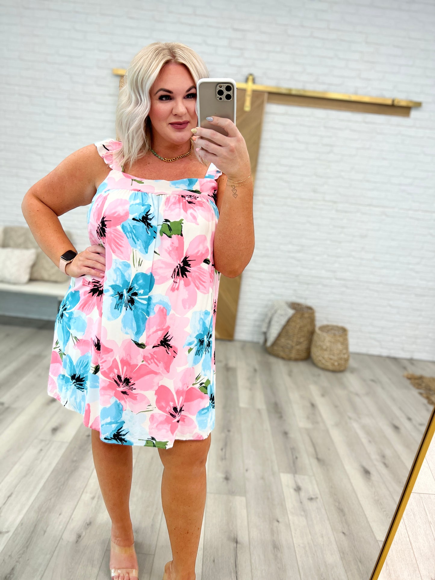 Candid Conversations Floral Dress