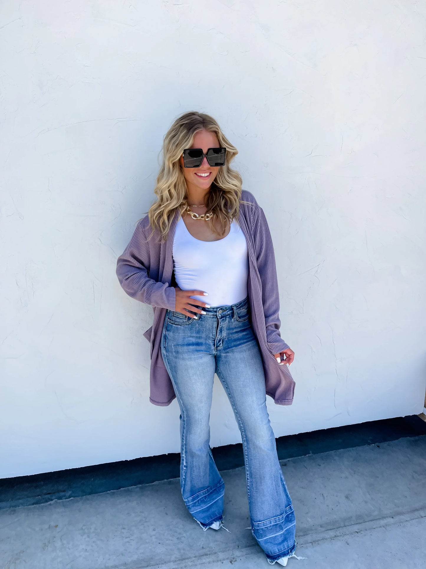 PREORDER: Reese Ribbed Cardigan in Seven Colors (Ships early/mid October)