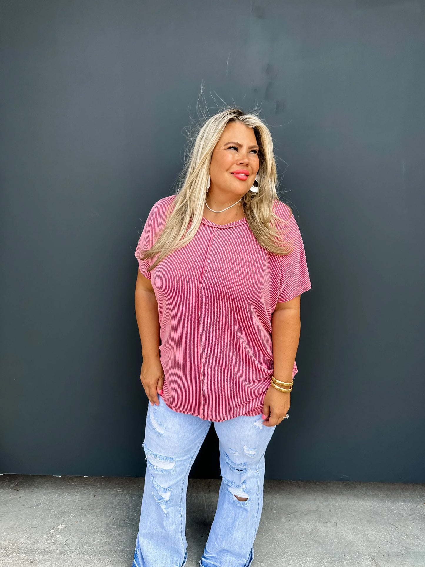 PREORDER: Sophia Ribbed Top in Four Colors