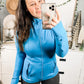 Staying Swift Activewear Jacket in Hawaiian Blue