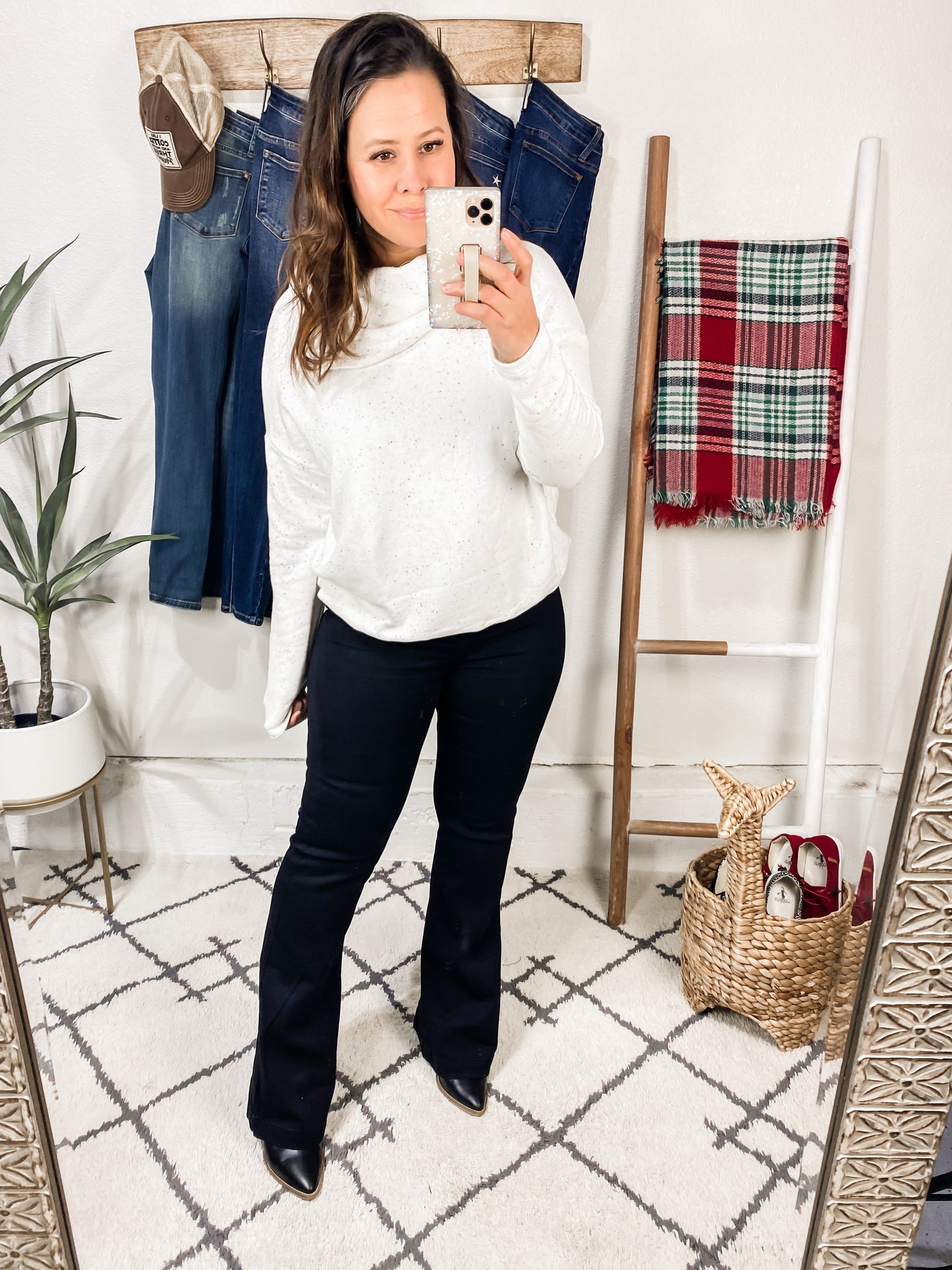 Next Level Black Flare Jeans