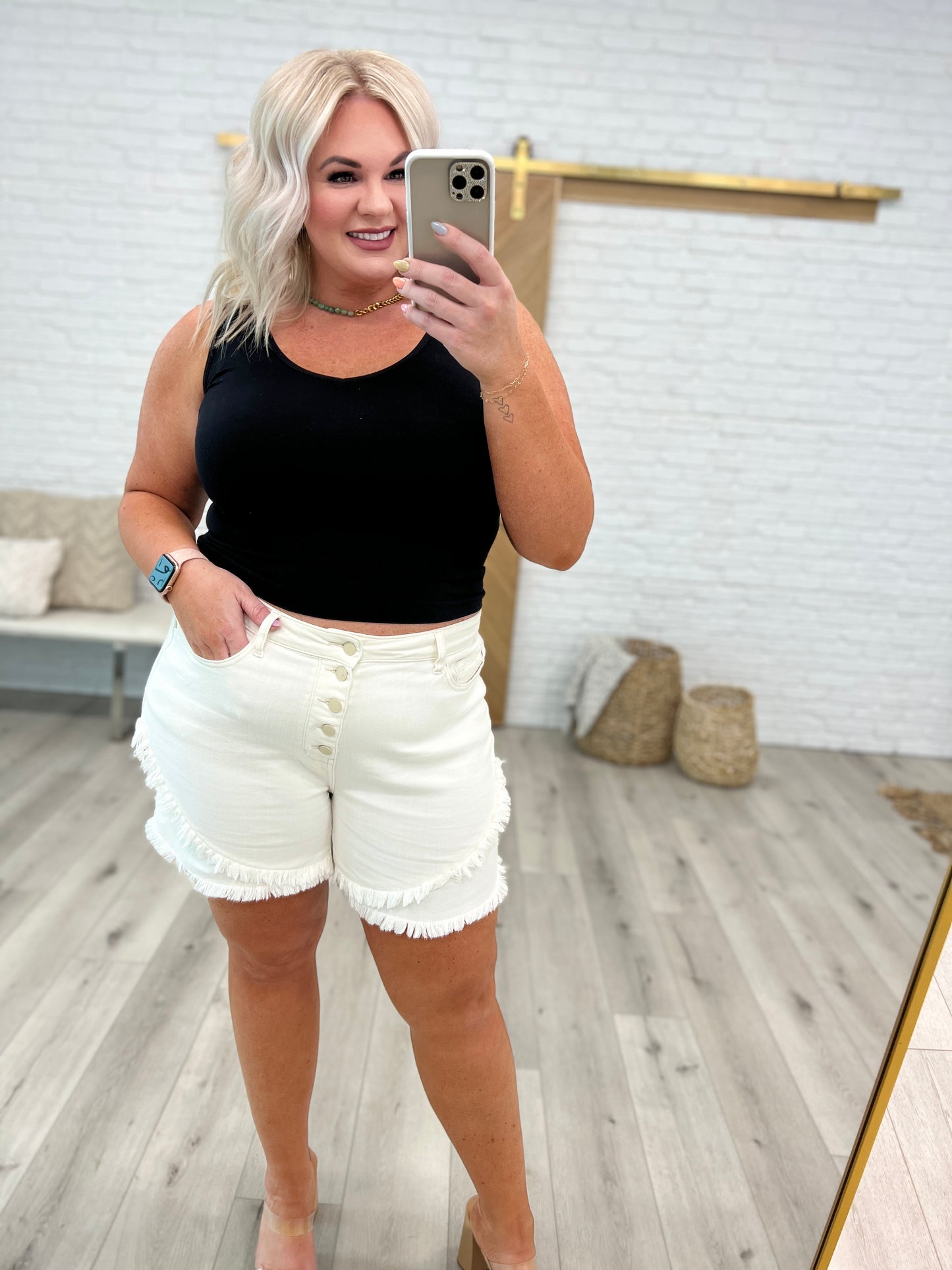 Judy Blue Fly Tulip Hem Shorts
