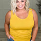 The Basics Reversible Longline Tank in Mustard
