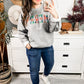 Merry As Can Be Sweatshirt In Gray
