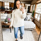Capture the Day Side Button Hoodie in Oatmeal
