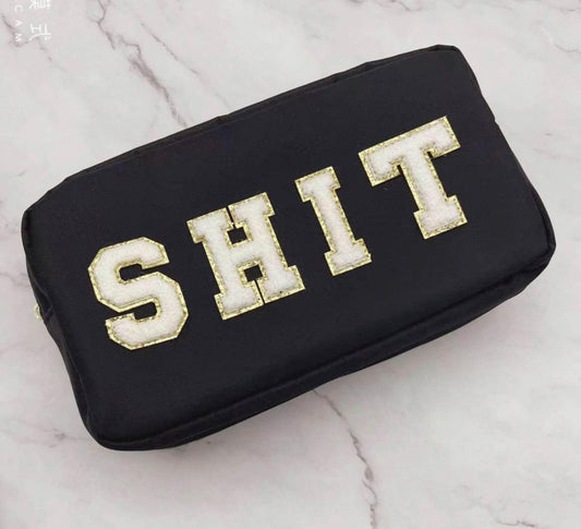 Shit Nylon Pouch Silver