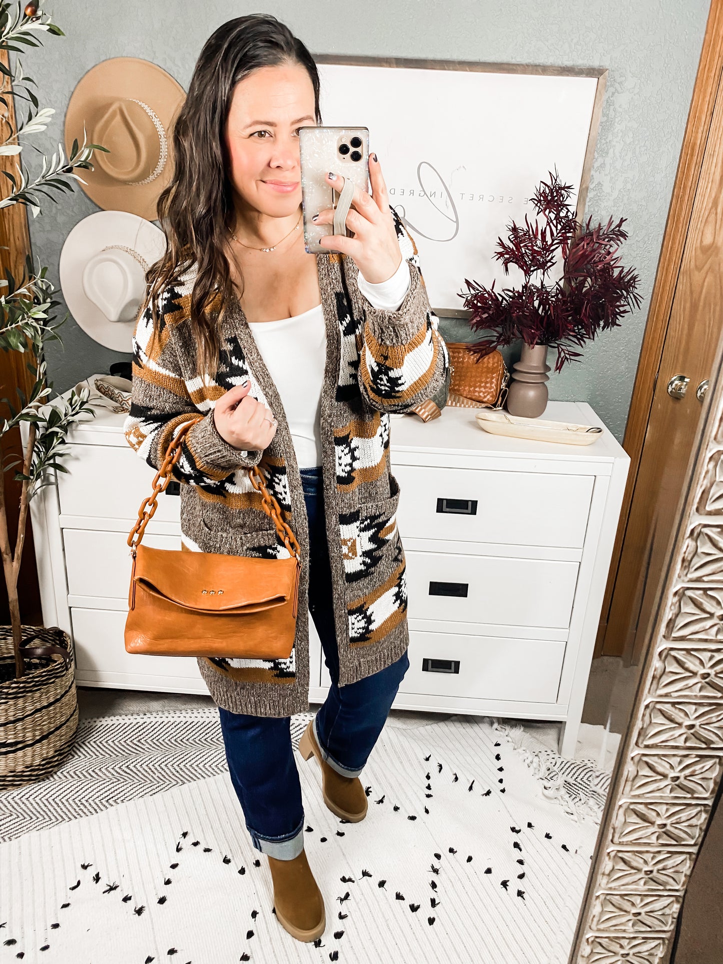 Remi Southwestern Print Cardigan