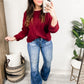 Keep Me Here Knit Sweater in Cream