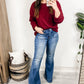 Keep Me Here Knit Sweater in Cream