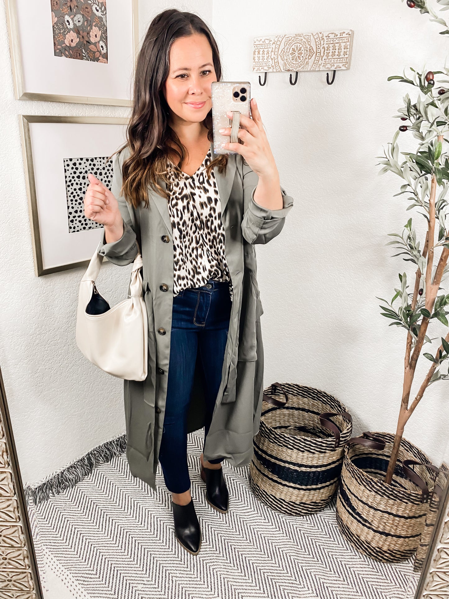 Felicity Animal Print Blouse