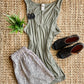 Playing The Field Green Sleeveless Top