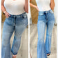 RESTOCK - Judy Blue Tummy Control Release Hem Flares