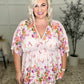 Bouquet a Day Floral Peplum Top