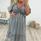 Greenville Gingham Midi Dress
