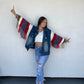 PREORDER: All American Fringe Denim Jacket (Ships Mid Oct.)
