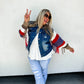 PREORDER: All American Fringe Denim Jacket (Ships Mid Oct.)