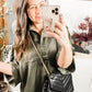 In Your Thoughts Oversized Dolman Sleeve Top In Olive